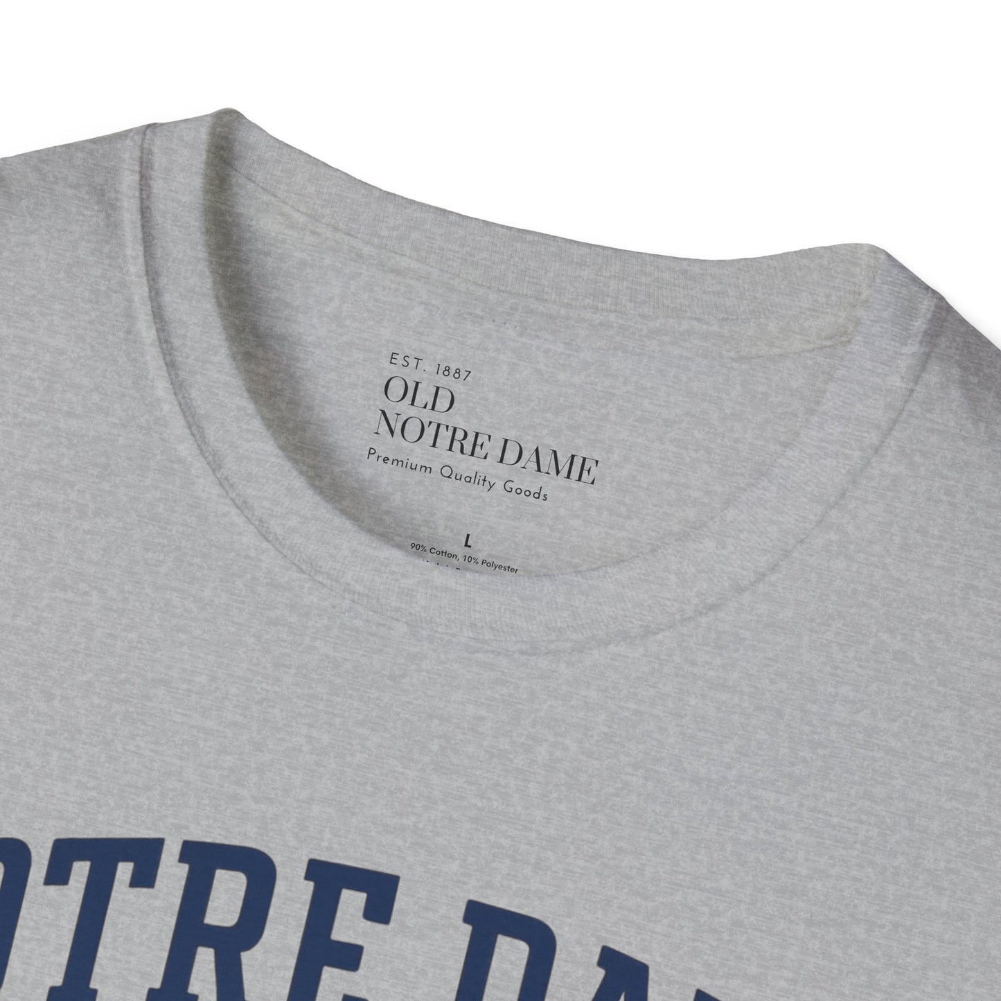 Notre Dame Patriot Football Unisex Softstyle T-Shirt