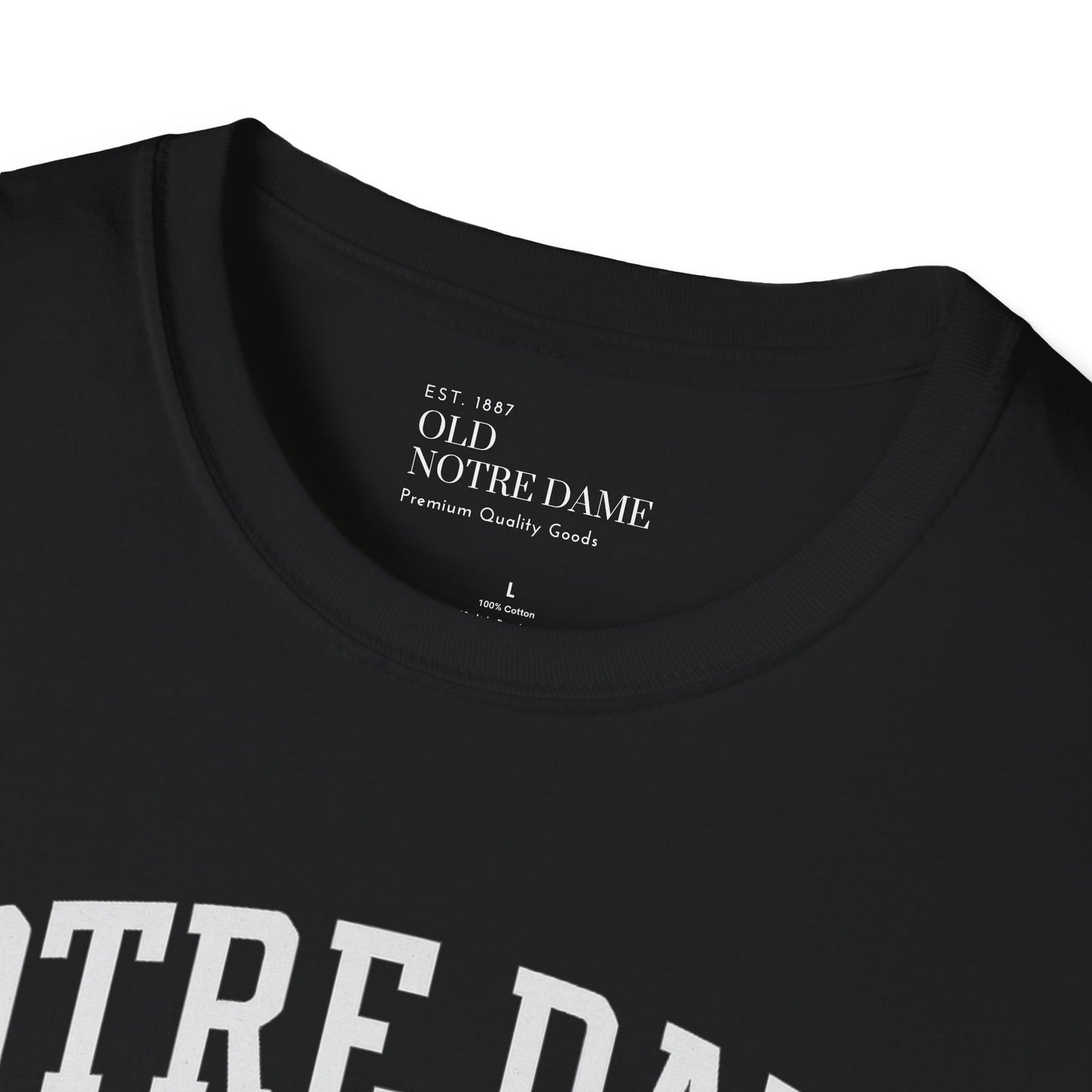Notre Dame Patriot Football Unisex Softstyle T-Shirt