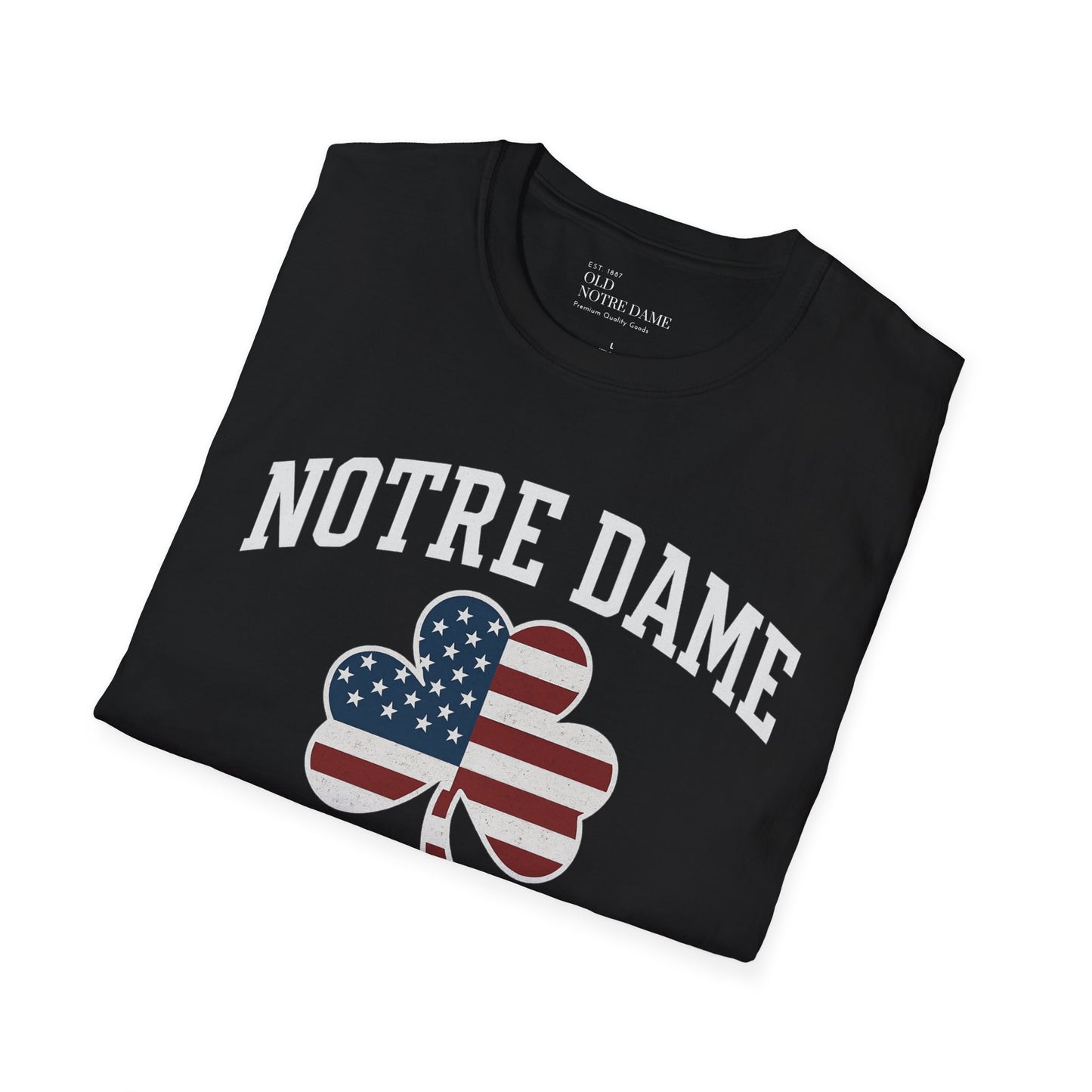 Notre Dame Patriot Football Unisex Softstyle T-Shirt