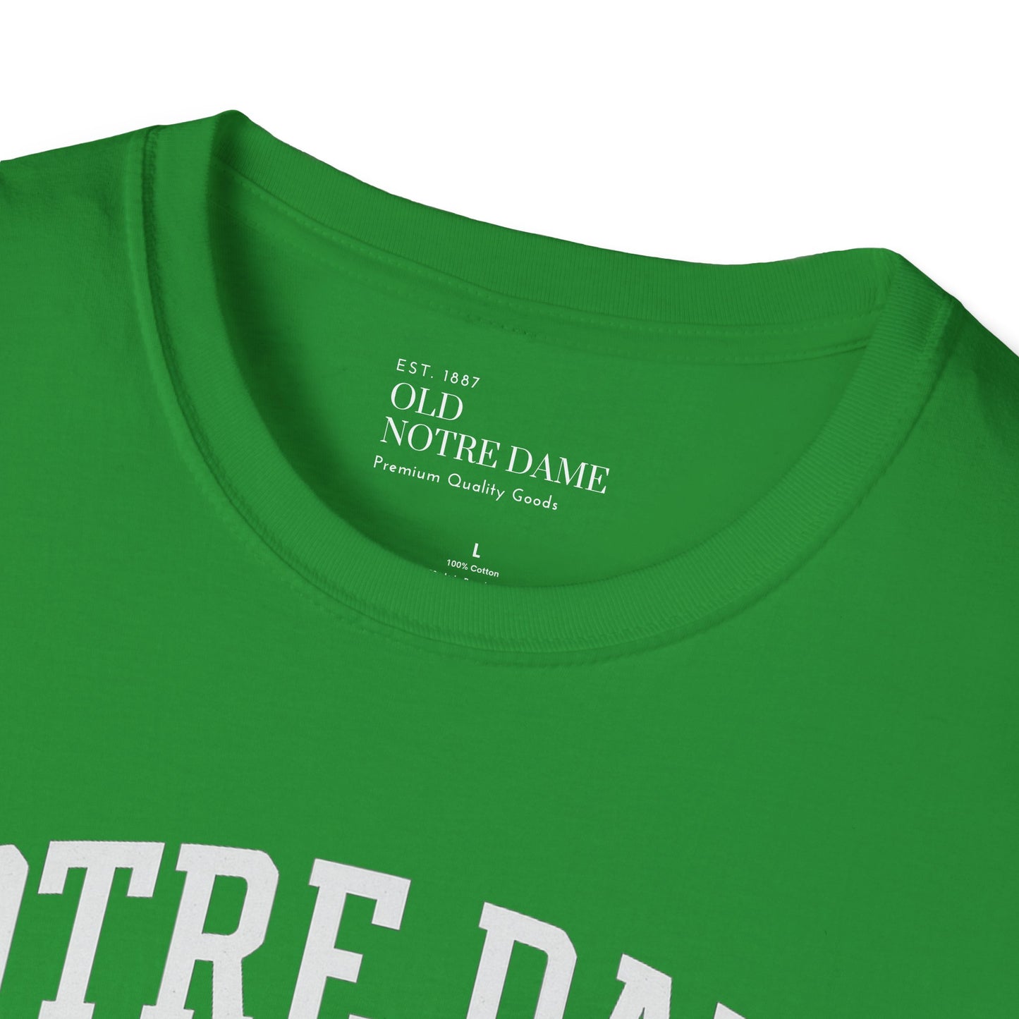 Notre Dame Patriot Football Unisex Softstyle T-Shirt