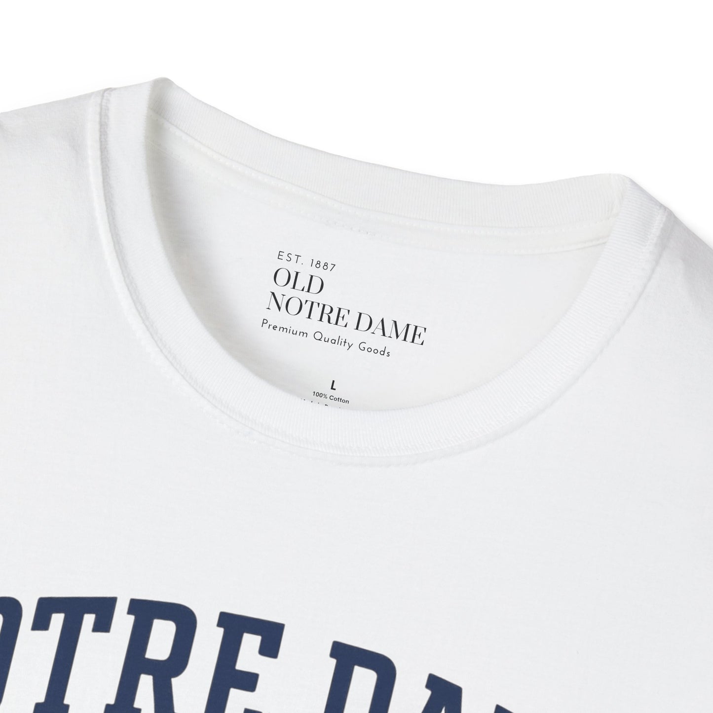 Notre Dame Patriot Football Unisex Softstyle T-Shirt