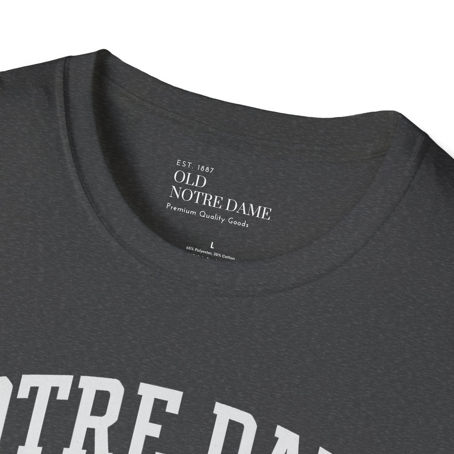 Notre Dame Patriot Football Unisex Softstyle T-Shirt