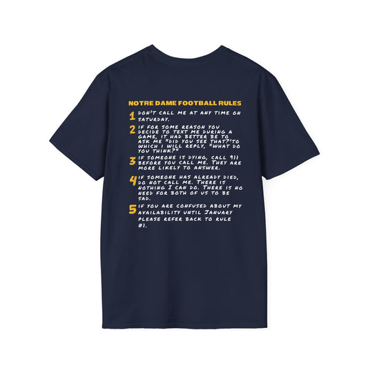 Football Rules Softstyle Tee