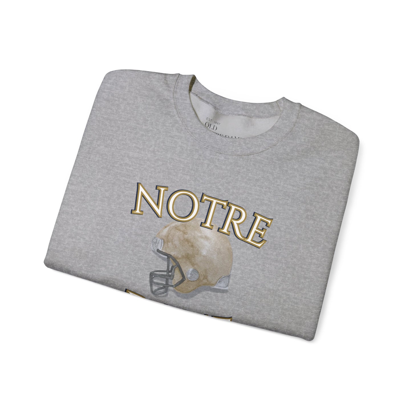 Gold Helmet Crewneck Sweatshirt